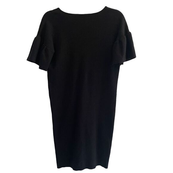 Lauren Ralph Lauren Black Short Sleeve Knit Career Dress Women’s Size Small 4 6 - Picture 4 of 4